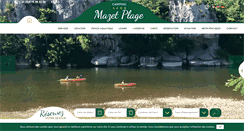 Desktop Screenshot of camping-mazet-plage.com